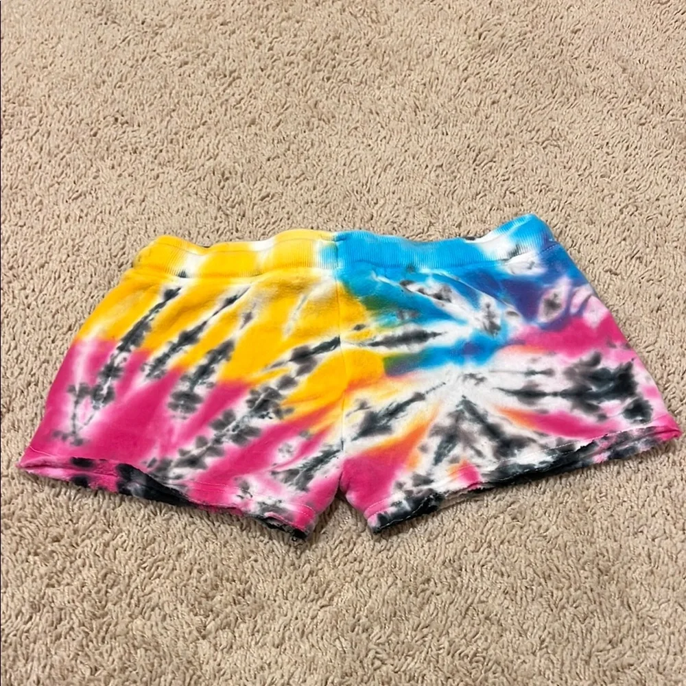 Vintage Havana Pink and Yellow Athletic Shorts - Picture 2 of 3